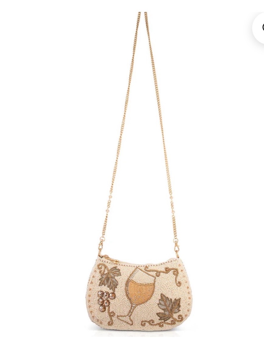 NWT Mary Frances Grape Escape Beaded Wine Crossbody Bag $230